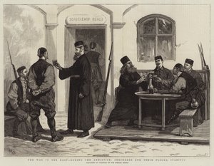 De oorlog in het oosten, tijdens de wapenstilstand, herders en hun kuddes, Ivanitza